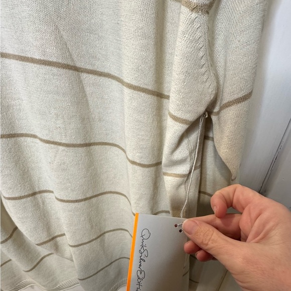 Mens Quiksilver sweater sz XXL lightweight beige.  E1.2 - Picture 6 of 12